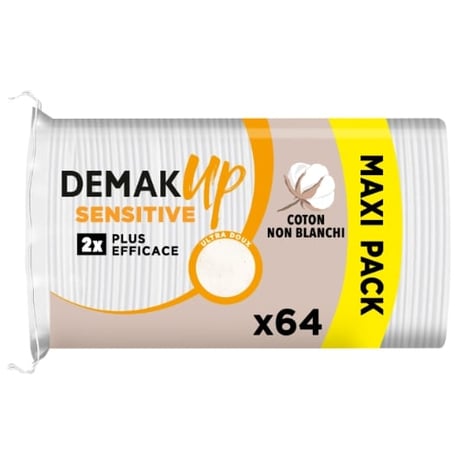 DEMAK'UP Cotons Sensitive Oval Lot de 64