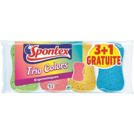 SPONTEX Tampons Spirales Pack de 3