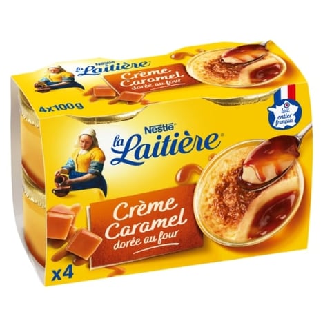 ELLE & VIRE Crème Dessert Caramel 4x100 g