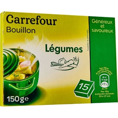 CARREFOUR Bouillon de Légumes 15x10 g