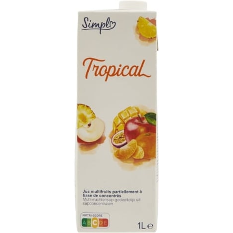 PP BLANC Jus Cocktail de Fruits 1 L