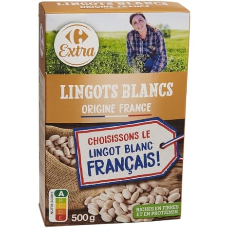 CARREFOUR Haricots Lingots Blancs 500 g