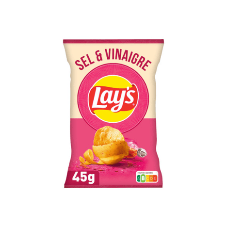 LAY'S Saveur Sel et Vinaigre 45 g