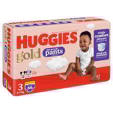 HUGGIES Pants Taille 3 7-12kg 66 Pièces