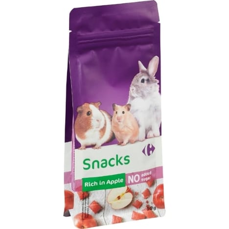 CARREFOUR Snack Pomme pour Rongeur 50g