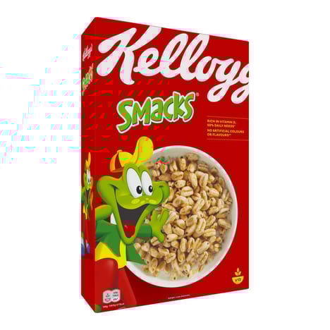 KELLOGG'S SMACKS Blé Soufflé au Miel 400 g