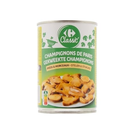 NO&VA Champignons Tranches, Morceaux & Pieds 850 g