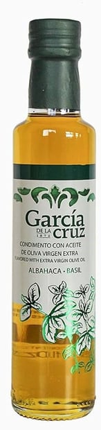 GARCIA DE LA CRUZ Huile d'Olive Aromatisée au Basilic 250 ml