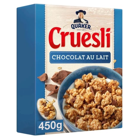 QUAKER Cruesli Chocolat au Lait 450 g