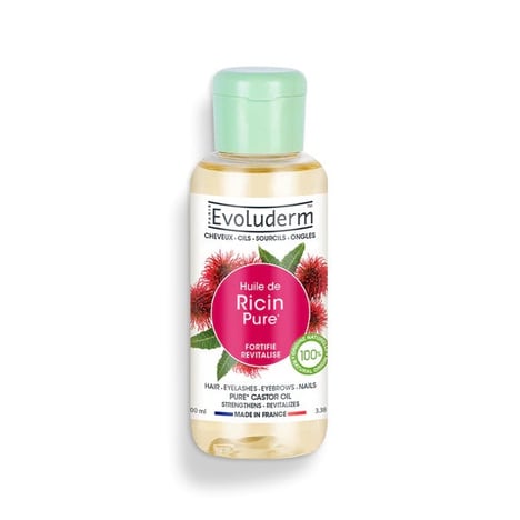 EVOLUDERM Huile de Ricin Pure 100ml