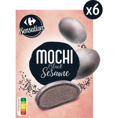 CARREFOUR SENSATION Mochis au Sésame Noir 210g