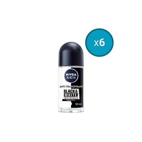 NIVEA Déodorant Bille Black & White Homme 50 ml