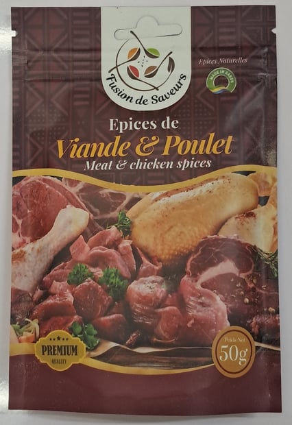FUSION DE SAVEUR Assaisonnement Viande et Poulet 50 g