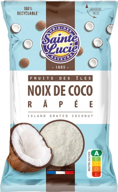 SAINTE LUCIE Noix de Coco Râpée 500 g
