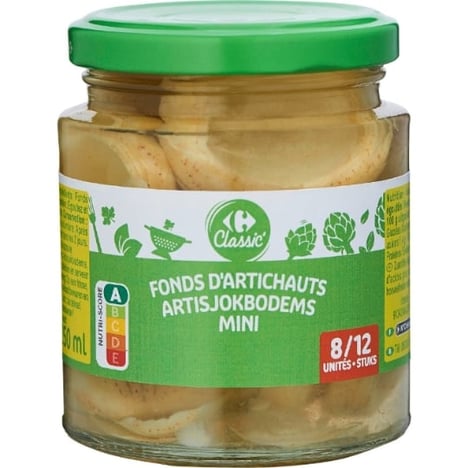CARREFOUR Mini Fonds d'Artichauts 250 ml