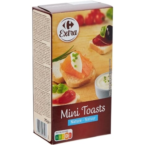 CARREFOUR Mini Toasts Nature 75 g