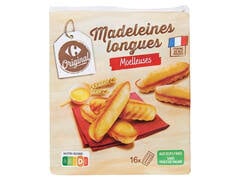 CARREFOUR Madeleines Longues aux Œufs Frais 440 g