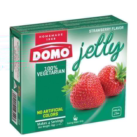 DOMO Gelée Goût Bœuf et Fraise 85 g
