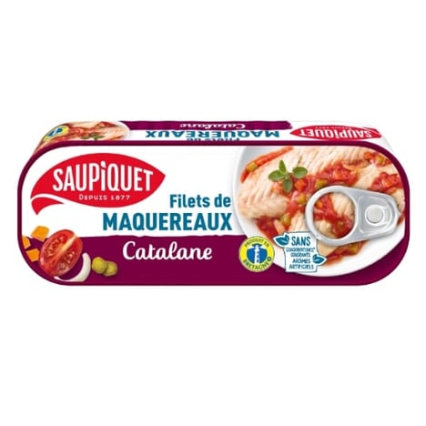 SAUPIQUET Filets de Maquereaux Sauce Catalane 169g