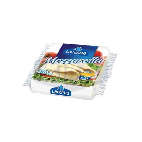 LACTIMA Fromage Fondu Mozzarella en Tranches 200g