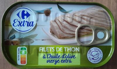 CARREFOUR Filets de Thon Listao à l'Huile d'Olive Format 1/6