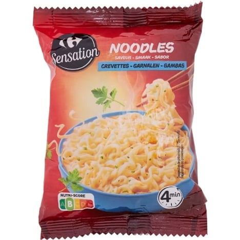 CARREFOUR Nouilles Saveur Crevettes 85g