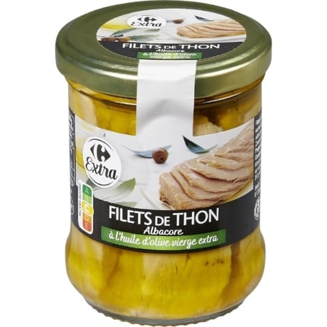 CARREFOUR Thon Albacore à l'Huile d'Olive 190 g