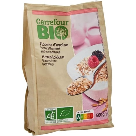 CARREFOUR BIO Flocons d'Avoine 500 g