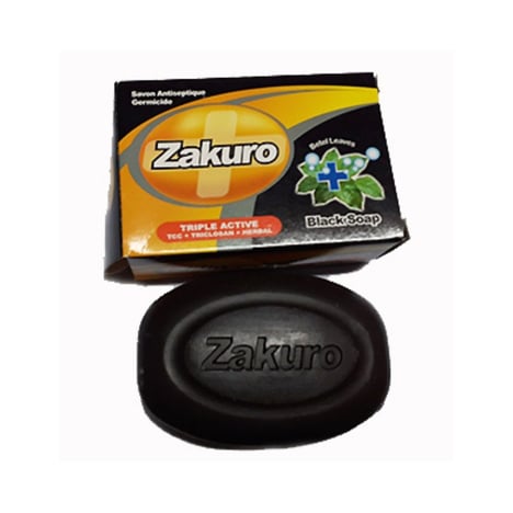 ZAKURO Savon Antiseptique Black 90g
