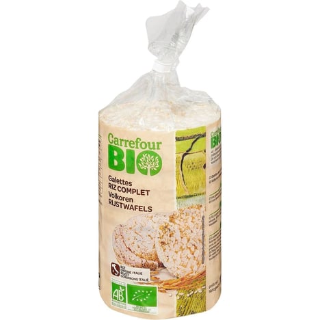 CARREFOUR BIO Galettes de Riz Complet 100g