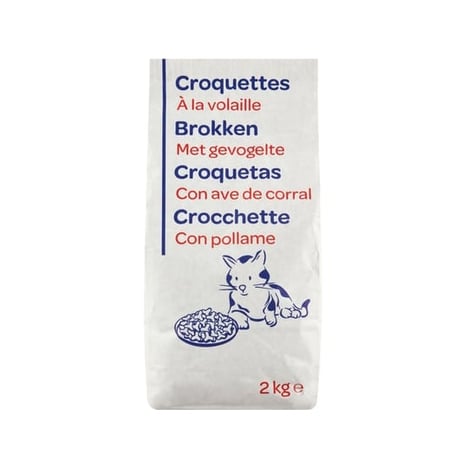PP BLANC Croquettes pour Chats Premium 2 kg