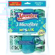 SPONTEX Lavettes Faciles Lot de 3