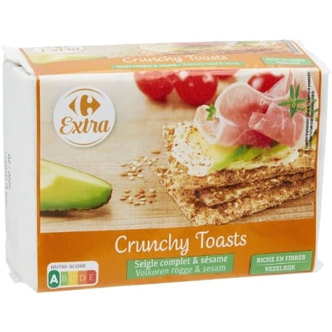 CARREFOUR Tartines Croustillantes Crackers Sésame 250g