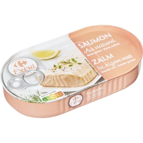 CARREFOUR Filets de Saumon au Naturel 190 g
