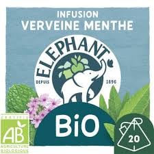 ELEPHANT Infusion Verveine Menthe Bio