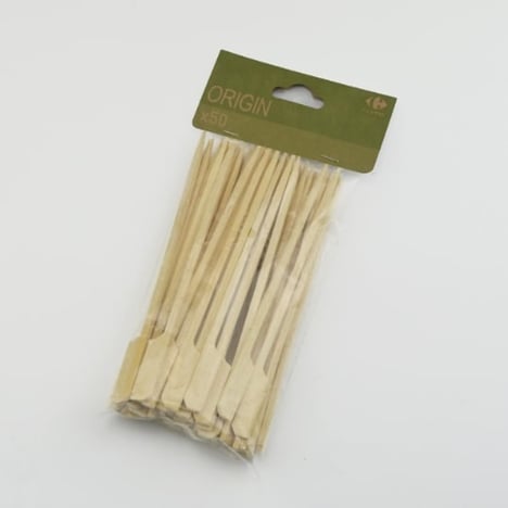 CARREFOUR HOME Pics en Bambou 12 cm Lot de 50