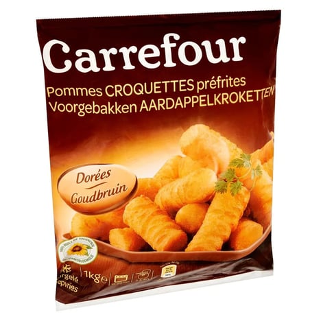 CARREFOUR Pommes Croquettes Préfrites 1 kg