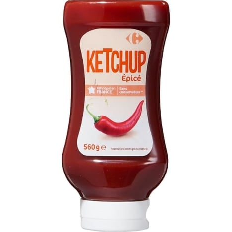 CARREFOUR Top Down Ketchup Épicé 560 g