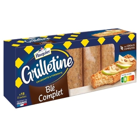 PASQUIER Grilletines Blé Complet 242g