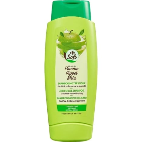 CARREFOUR Shampooing Cheveux Gras Pomme 500 ml