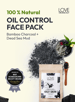 Love Organically Oily Skin Natural Face Pack – 30g of Bamboo Charcoal & Dead Sea Mud for Clear, Balanced Skin Pack of 2