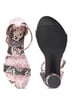 Sole house chic & sleek: snakeskin-print chunky heels for a bold, elegant look - perfect for parties, celebrations & special occasions.