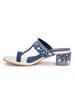 Sole House Modern Glam: Denim Pearl Embellished Block Heels - perfect for parties, celebrations & special occasions.
