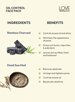 Love Organically Oily Skin Natural Face Pack – 30g of Bamboo Charcoal & Dead Sea Mud for Clear, Balanced Skin Pack of 2