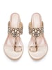 Sole House Gold Mirror Embellished Block Heels