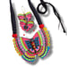FabricaKraft Beautiful Colorful Butterfly Necklace & Earring Set – Aesthetic Minimalist Jewelry | Perfect Gift for Her