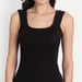 Aimly Women's Cotton Sleeveless Black Camisole Slip Spaghetti (Large, Pack of 2) in Black Color