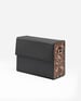 FabricaKraft Blossom Array Carved Messenger Bag | Handcrafted Wooden Panel | Leather Elegance