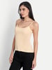 Aimly Women Cotton Camisole Pack of 3 in Beige Color