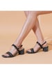 Sole House Timeless Charm: Classic Tweed Block Heels with Modern Straps - perfect for parties, celebrations & special occasions.
